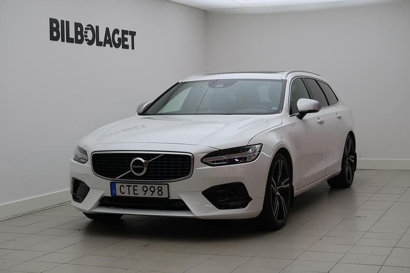 Vit Begagnad 2018 Volvo V90 R-Design Kombi | 339 800 kr (Lite dyr) - Bild 1/4
