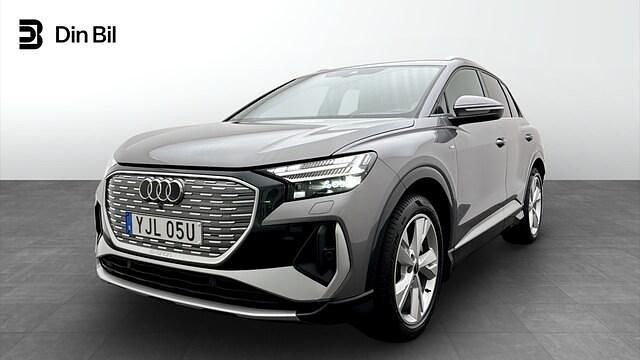 Tyfongrå metallic Begagnad 2024 Audi Q4 e-tron S-Line SUV | 554 900 kr (Marknadspris) - Bild 1/4