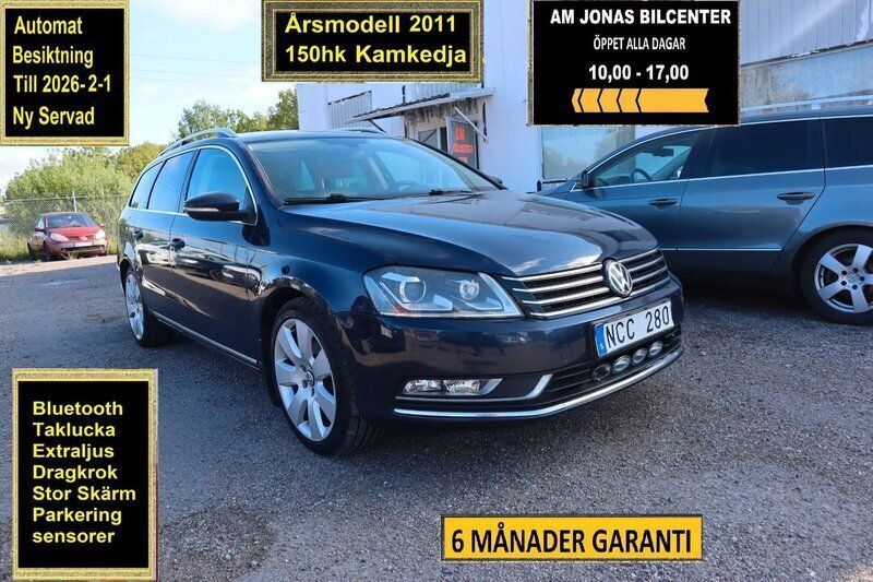Mörkblå Begagnad 2011 VW Passat Kombi | 65 000 kr (Marknadspris) - Bild 1/4