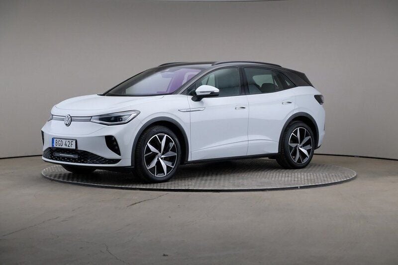 Vit Begagnad 2022 VW ID.4 GTX SUV | 325 000 kr (Superpris) - Bild 1/4