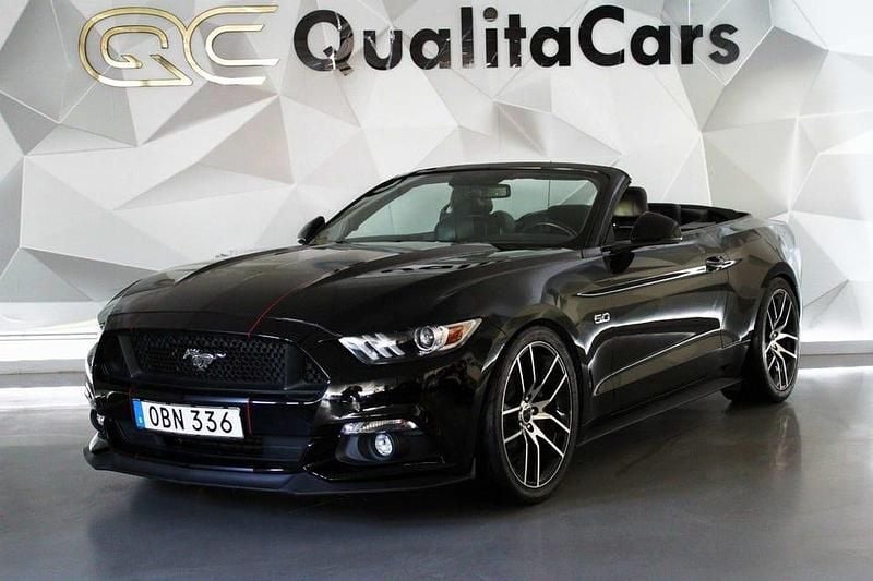 Begagnad Ford Mustang GT Convertible 422 HK (310 kW) 2017 Svart Cab