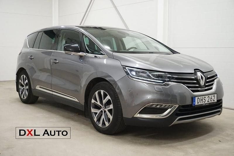Grå Begagnad 2015 Renault Espace Bose Edition Minibuss | 164 900 kr (Marknadspris) - Bild 1/4