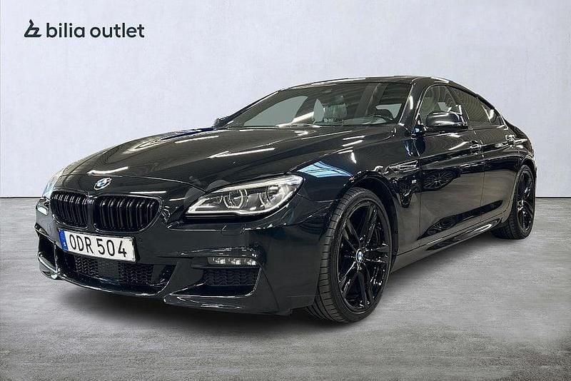 Svart Begagnad 2016 BMW 640 M Sport Sportkupé | 249 900 kr (Marknadspris) - Bild 1/3