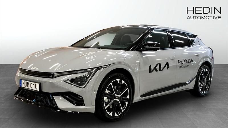 Grå (grey) Begagnad 2024 Kia EV6 2 SUV | 599 900 kr (Superpris) - Bild 1/4