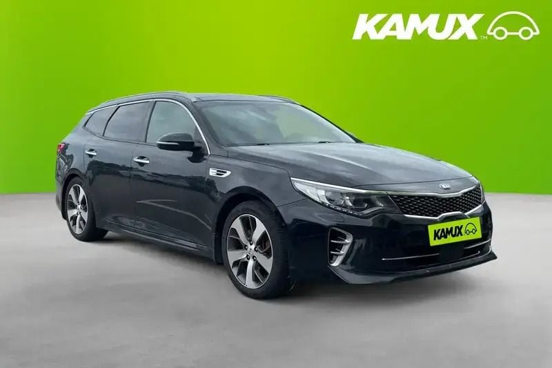 Svart Begagnad 2017 Kia Optima 2 Kombi | 179 800 kr (Marknadspris) - Bild 1/3