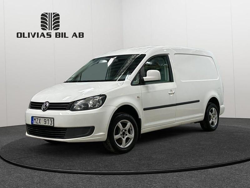 Vit Begagnad 2013 VW Caddy Maxi Minibuss | 64 400 kr (Marknadspris) - Bild 1/4