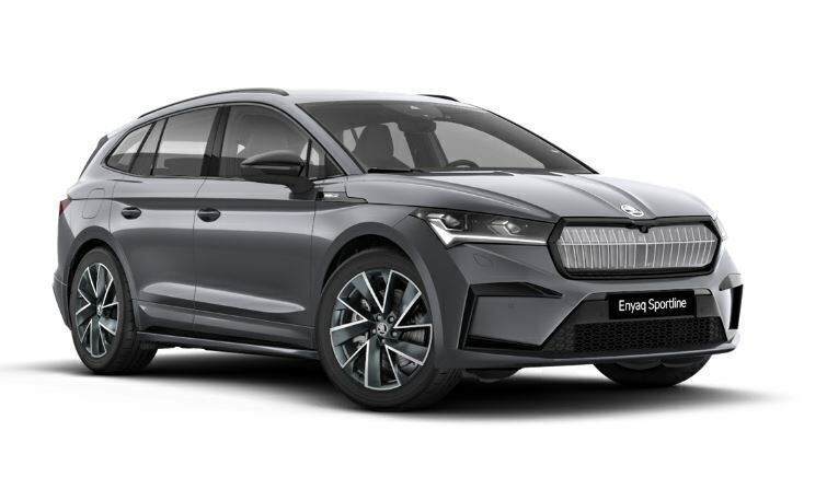 Ny 2024 Skoda Enyaq iV SportLine SUV | 628 375 kr (Marknadspris) - Bild 1/4