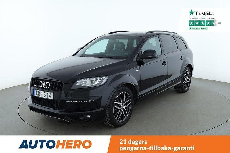 Svart Begagnad 2014 Audi Q7 SUV | 235 000 kr (Lite dyr) - Bild 1/4