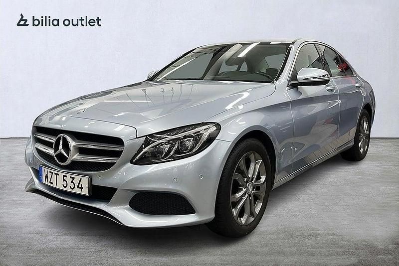 Silver Begagnad 2016 Mercedes C200 Avantgarde Sedan | 224 900 kr (Bra pris) - Bild 1/3