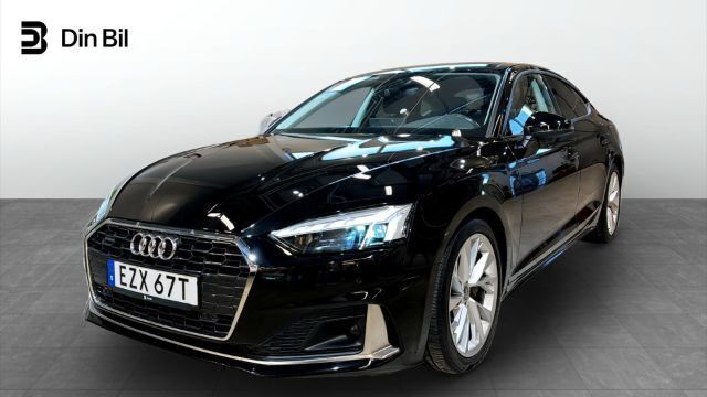 Brilliantsvart Begagnad 2020 Audi A5 Sportback Advanced Plus Halvkombi | 299 900 kr (Bra pris) - Bild 1/4