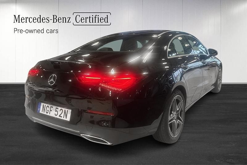 Begagnad Mercedes CLA200 150 HK (110 kW) 2021 Svart Sedan