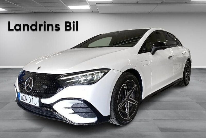 Vit Begagnad 2024 Mercedes EQE350 AMG line Sedan | 589 000 kr - Bild 1/4