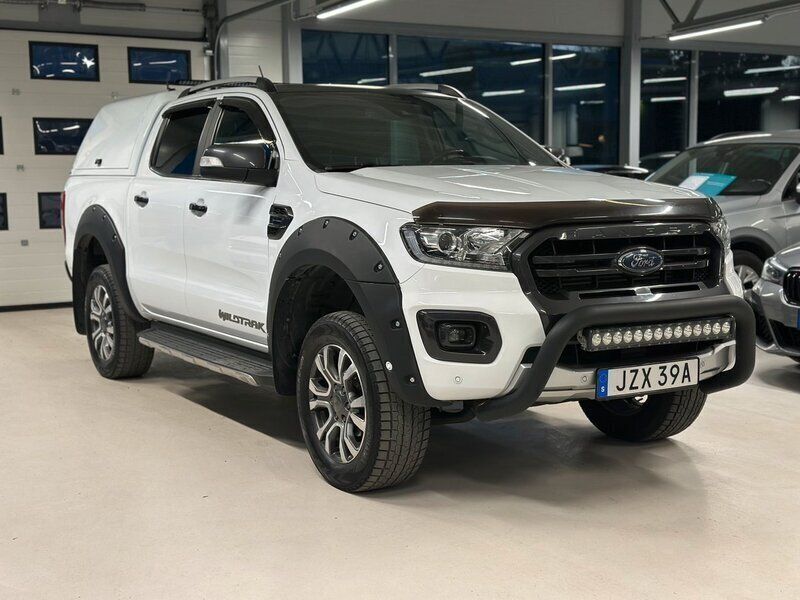 Vit Begagnad 2020 Ford Ranger Pickup | 369 900 kr (Marknadspris) - Bild 1/4