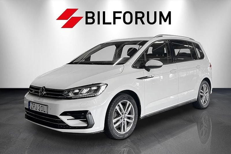Begagnad VW Touran R-line 150 HK (110 kW) 2020 Vit Minibuss