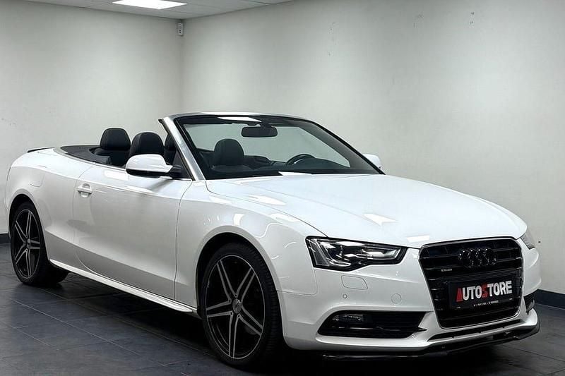 Vit Begagnad 2013 Audi A5 Cabriolet Comfort Cab | 179 900 kr - Bild 1/4