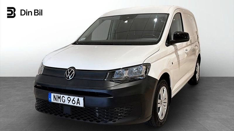 Vit (candyvit) Begagnad 2023 VW Caddy Minibuss | 299 000 kr (Superpris) - Bild 1/4