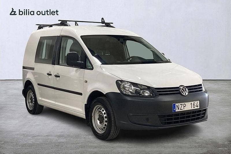 Begagnad VW Caddy 2014 Vit Minibuss