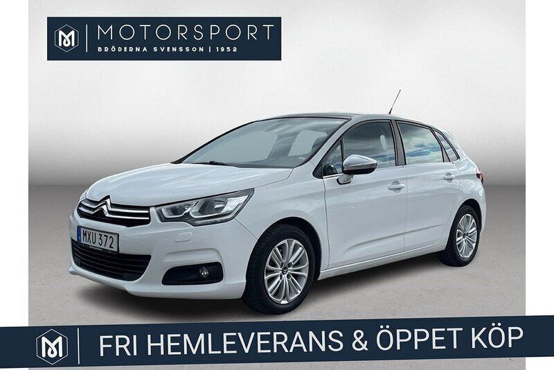 Vit Begagnad 2016 Citroën C4 Halvkombi | 119 900 kr (Lite dyr) - Bild 1/4