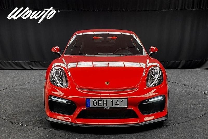 Begagnad Porsche Cayman 275 HK (202 kW) 2016 Röd Sportkupé