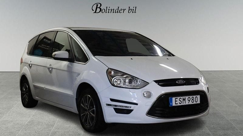 Vit Begagnad 2013 Ford S-MAX S Minibuss | 108 900 kr (Dyr) - Bild 1/4