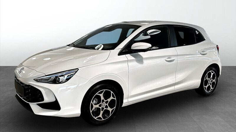 Vit Ny 2024 MG MG3 Luxury Halvkombi | 284 990 kr (Marknadspris) - Bild 1/4