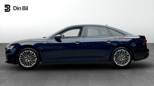 Begagnad Audi A6 S-Line 367 HK (269 kW) 2021 Firmamentblå metallic Sedan