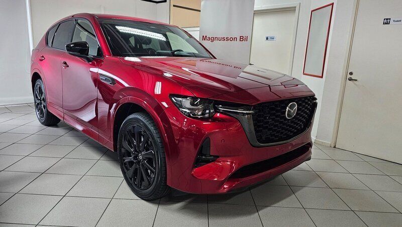 Röd (soul crystal red) Ny 2024 Mazda CX-60 Homura-Line SUV | 627 100 kr (Marknadspris) - Bild 1/3