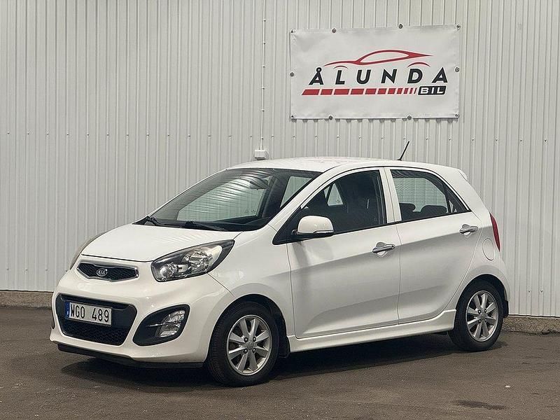 Vit Begagnad 2011 Kia Picanto Comfort Halvkombi | 49 900 kr (Marknadspris) - Bild 1/4