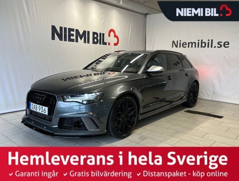 Grå Begagnad 2018 Audi RS6 Performance Kombi | 689 900 kr (Bra pris) - Bild 1/3