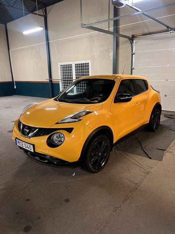 Gul Begagnad 2017 Nissan Juke Acenta SUV | 119 500 kr (Marknadspris) - Bild 1/4