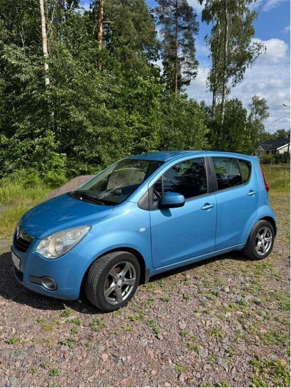 Blå Begagnad 2009 Opel Agila Halvkombi | 24 000 kr - Bild 1/4