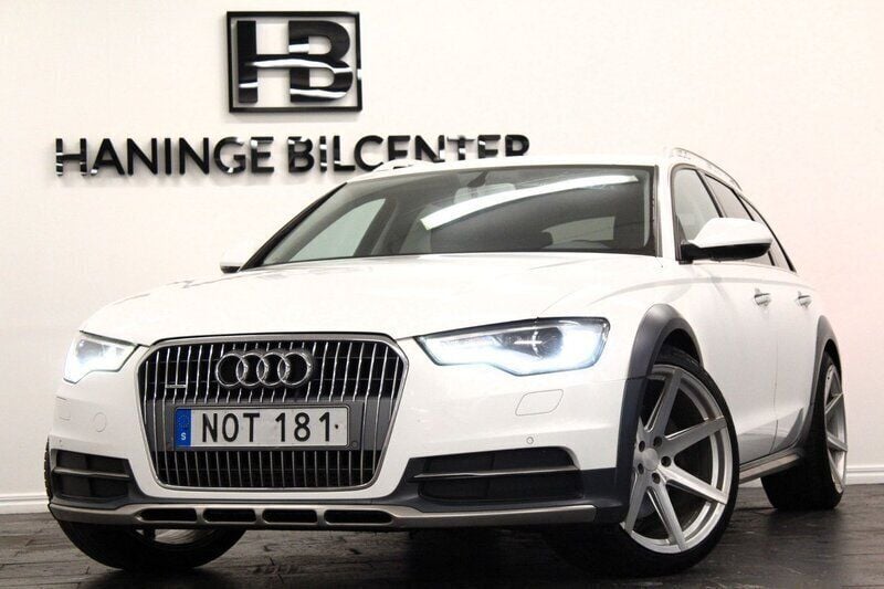 Vit Begagnad 2014 Audi A6 Allroad Kombi | 179 900 kr (Marknadspris) - Bild 1/4