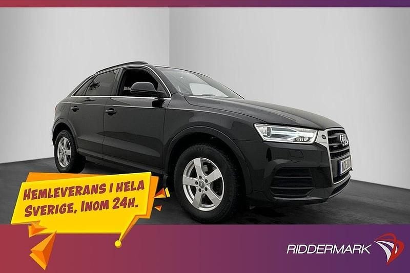 Svart Begagnad 2017 Audi Q3 SUV | 164 900 kr (Marknadspris) - Bild 1/3