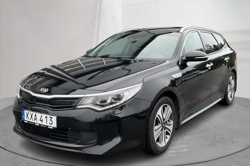 Svart Begagnad 2018 Kia Optima Advance | 190 000 kr - Bild 1/4