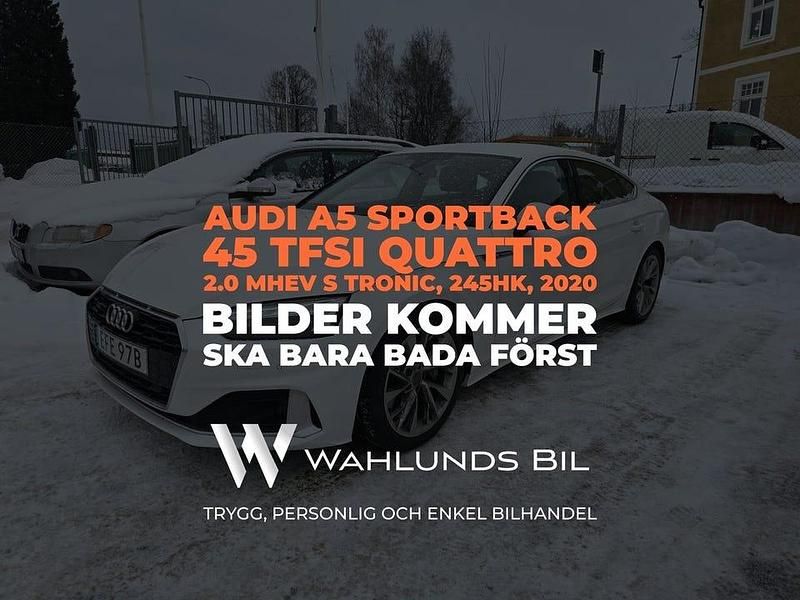 Vit Begagnad 2020 Audi A5 Sportback Comfort Halvkombi | 349 000 kr (Marknadspris) - Bild 1/3