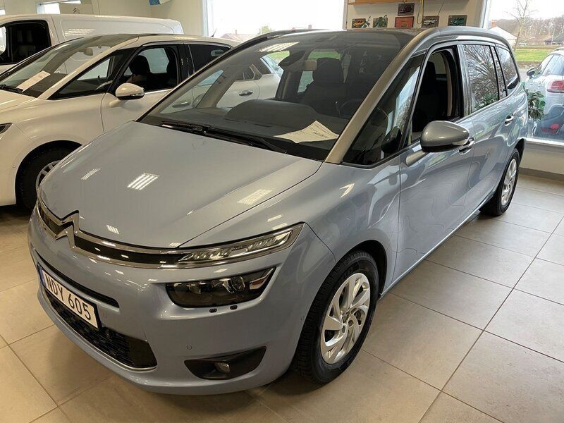 Blå Begagnad 2016 Citroën Grand C4 Picasso Minibuss | 159 000 kr (Marknadspris) - Bild 1/4