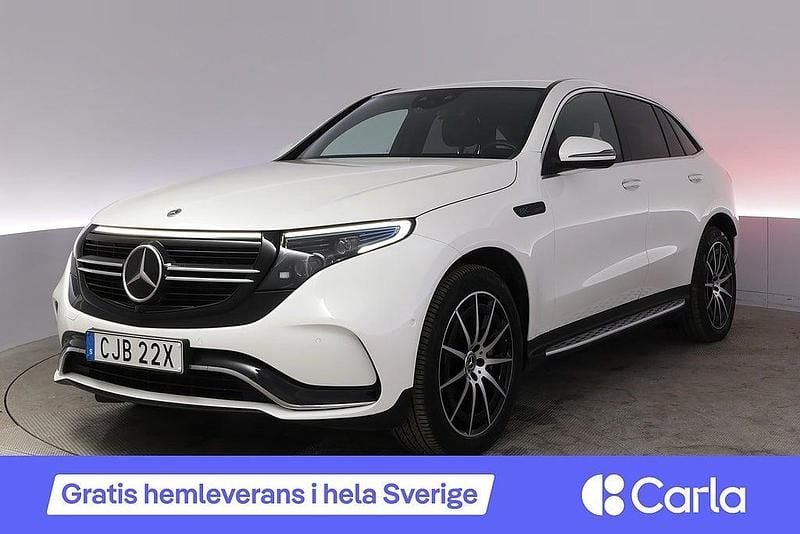 Vit Begagnad 2021 Mercedes EQC400 AMG SUV | 381 900 kr (Superpris) - Bild 1/3