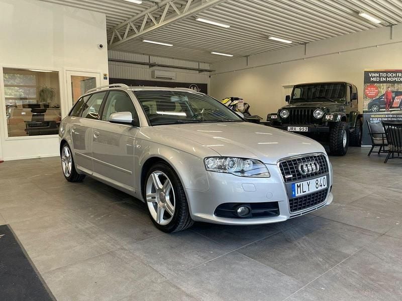 Silver Begagnad 2007 Audi A4 S-Line Kombi | 69 900 kr (Bra pris) - Bild 1/4
