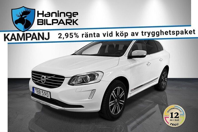 Vit Begagnad 2015 Volvo XC60 Summum SUV | 194 900 kr (Marknadspris) - Bild 1/1