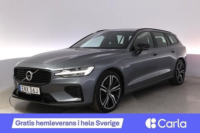 Grå Begagnad 2020 Volvo V60 R-Design Kombi | 320 900 kr (Marknadspris) - Bild 1/4