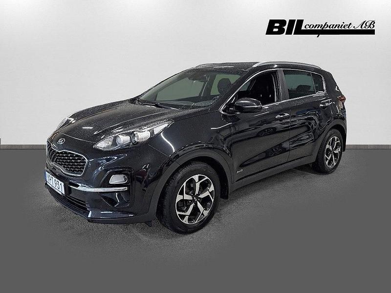 Svart (/1k/ pearl black m) Begagnad 2018 Kia Sportage Advance SUV | 219 000 kr (Dyr) - Bild 1/4