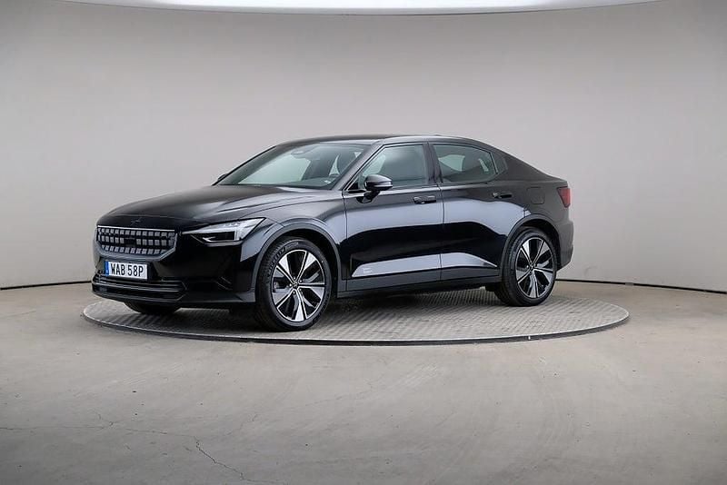 Svart Begagnad 2022 Polestar 2 Long Range Dual motor Halvkombi | 329 000 kr (Bra pris) - Bild 1/4
