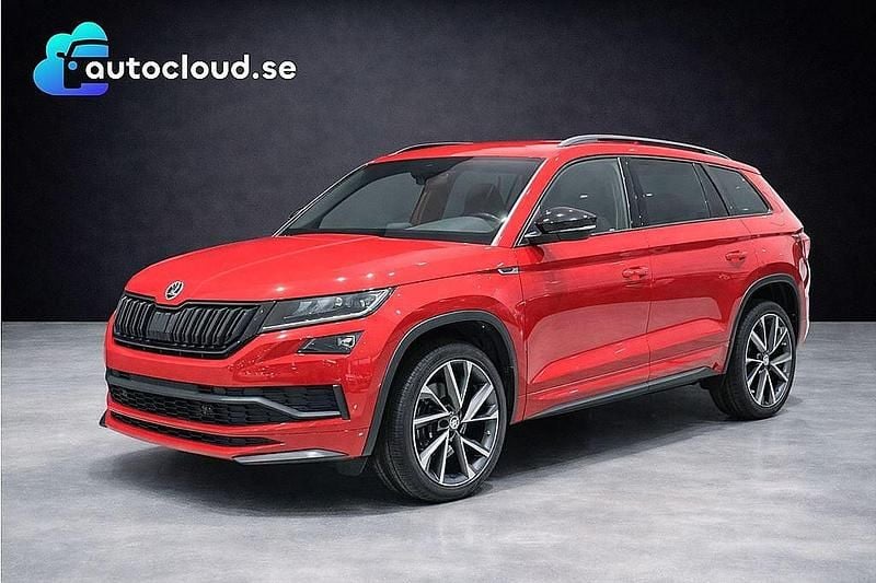 Begagnad Skoda Kodiaq SportLine 190 HK (139 kW) 2020 Röd SUV