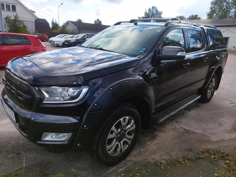 Svart Begagnad 2018 Ford Ranger Pickup | 239 900 kr (Bra pris) - Bild 1/3