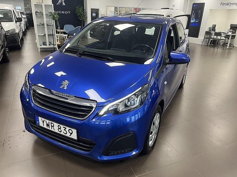 Begagnad Peugeot 108 72 HK (52 kW) 2018 Blå Halvkombi