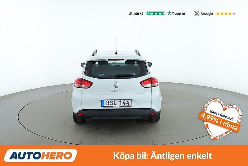 Begagnad Renault Clio GrandTour Zen 90 HK (66 kW) 2016 Vit Kombi