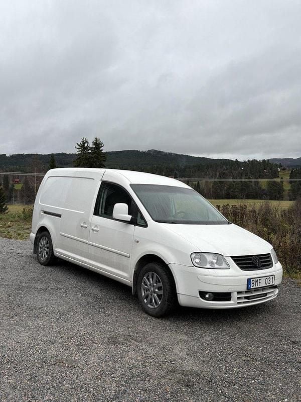 Vit Begagnad 2008 VW Caddy Maxi Minibuss | 27 000 kr (Marknadspris) - Bild 1/4