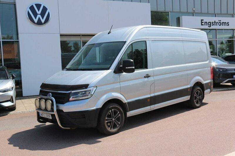 Silver (reflexsilver metallic) Begagnad 2018 VW Crafter Van | 399 000 kr (Marknadspris) - Bild 1/4
