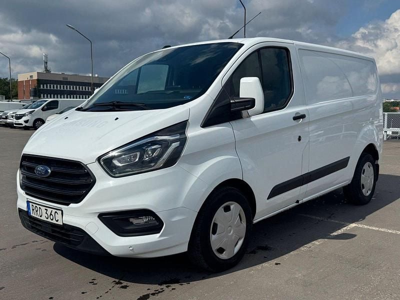 Vit Begagnad 2021 Ford Transit Custom Van | 179 900 kr (Superpris) - Bild 1/4