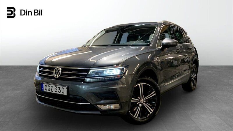 Silver Begagnad 2016 VW Tiguan GT SUV | 219 500 kr (Bra pris) - Bild 1/4
